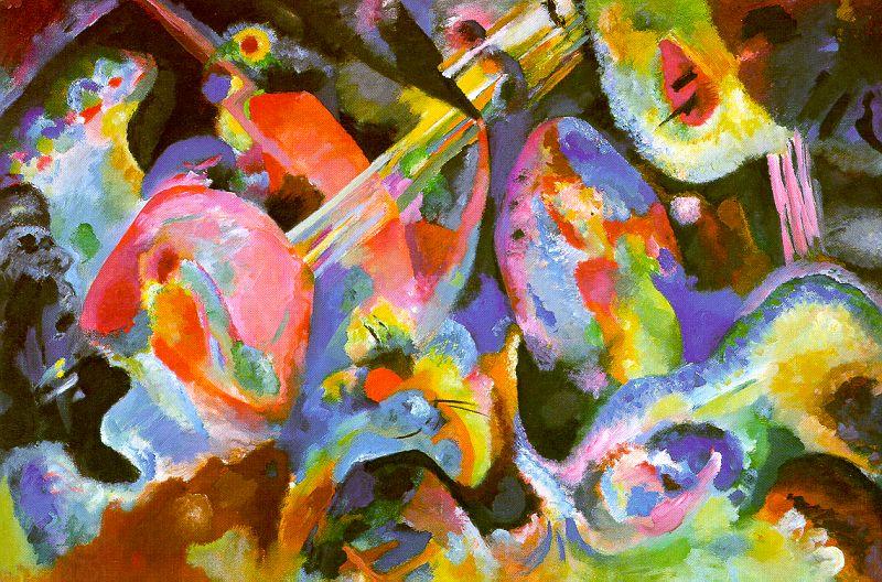 Wassily Kandinsky Flood Improvisation oil painting picture